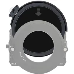 H&Y Grauer Zirkularpolarisationsfilter ND32 K-Serie CPL HD MRC – 95 mm Drop-in (95 mm, ND- / Graufilter), Objektivfilter, Grau