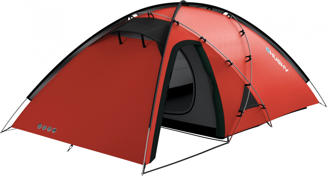 Husky Extreme Felen 3-4-leichtes Zelt - 3-4 Personen-Rot