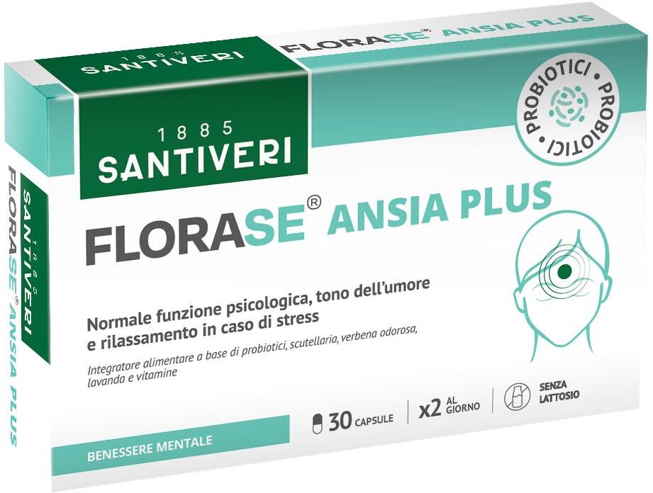 SANTIVERI Sa FLORASE Ansia Plus 30 Cps  STV