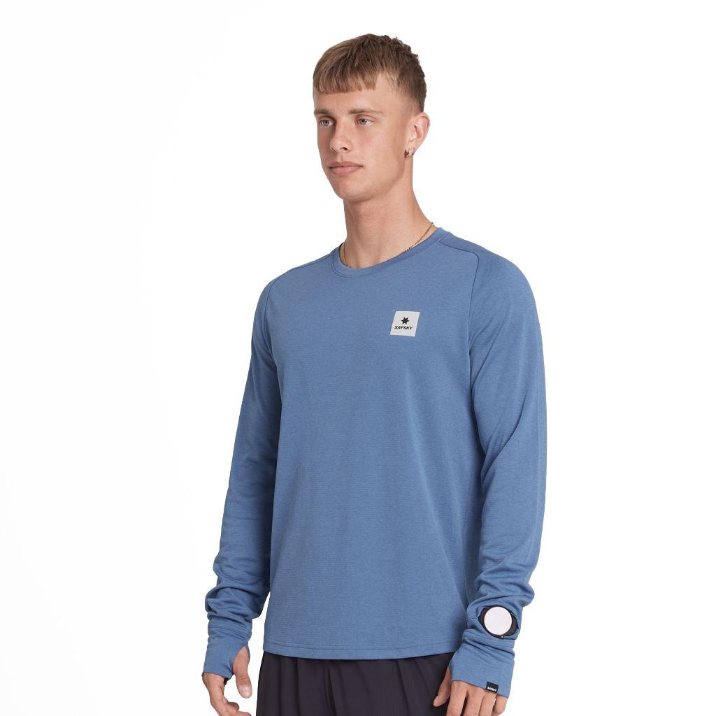 Saysky Herren Clean Flow Long Sleeve blau