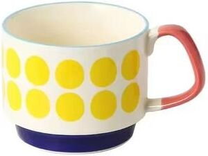 Uplifted Finds Japanese Flower Retro Ceramic Mug Set 300ml Stylish Drinkware b