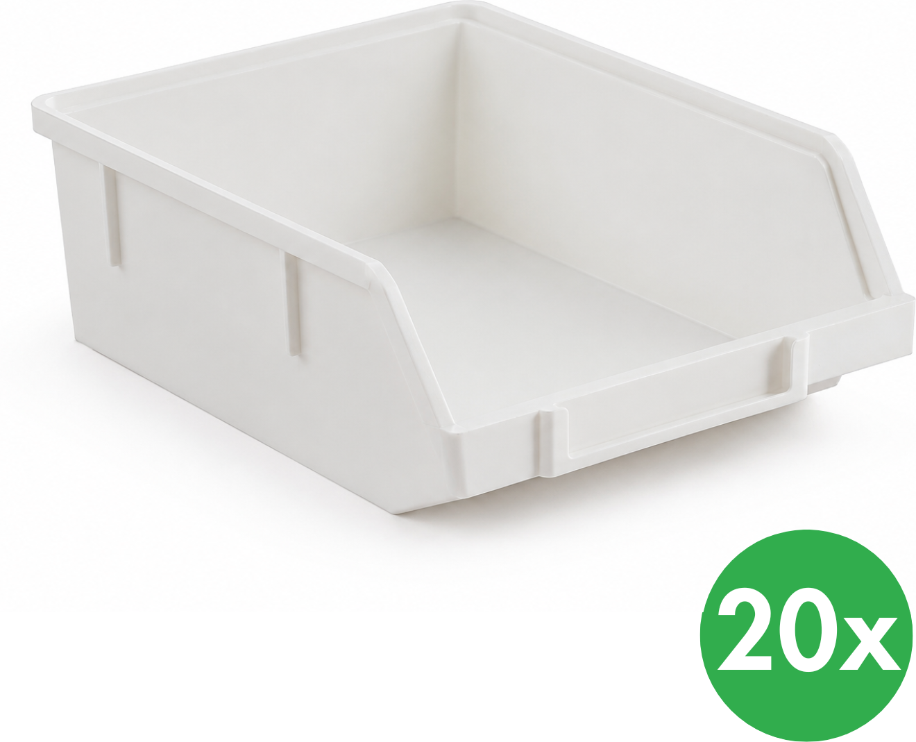 Plastové boxy pro perforovaný panel ELEMENT SYSTEM, 20 ks
