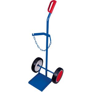VARIOfit Sackkarre Stahlflaschenkarre, fk-1200, Vollgummireifen, 1x 40-50l Flasche Tragkraft 100kg