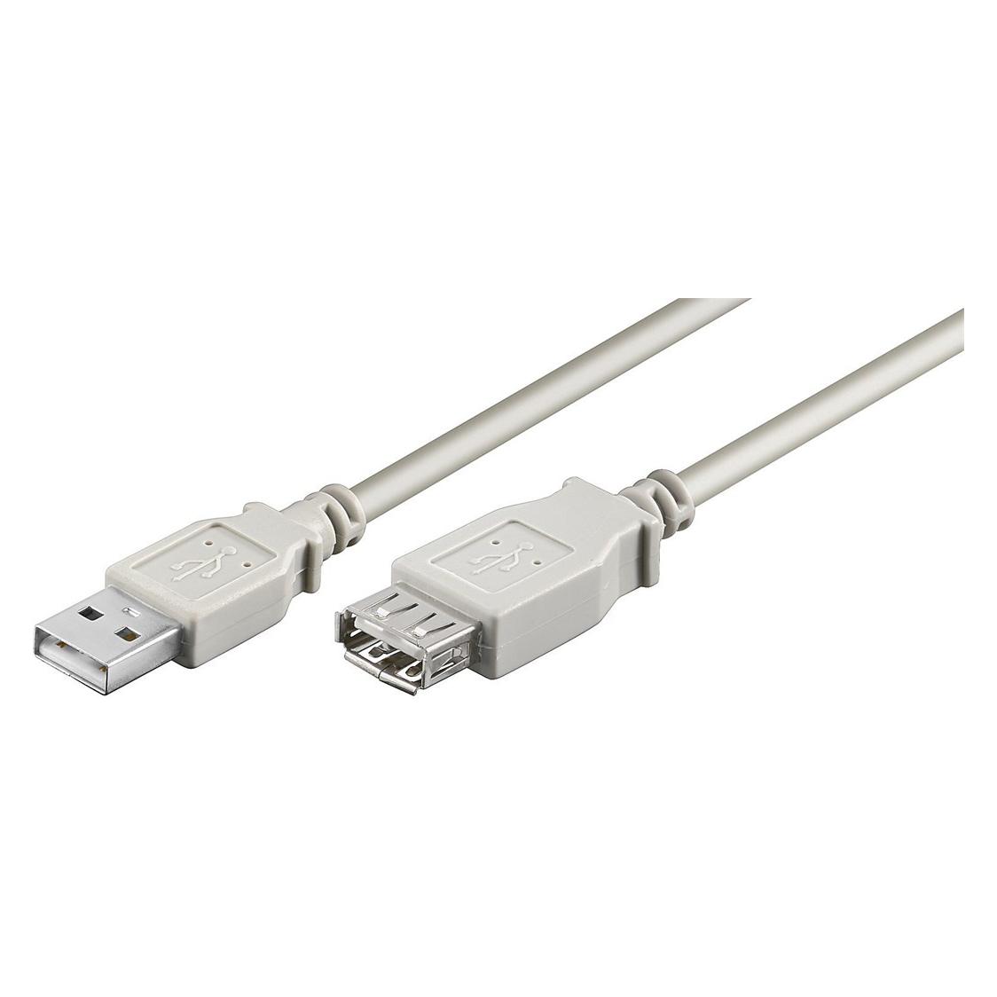 MicroConnect USB-Verlängerungskabel (0.50 m, USB 2.0) (USBAAF05)