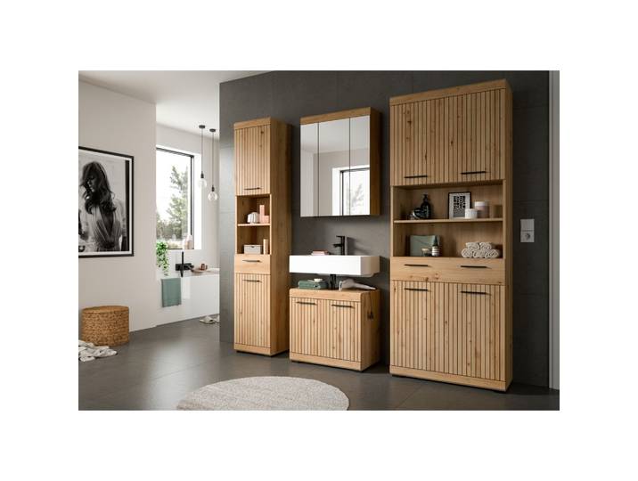Badezimmer Scout Eiche Artisan 4-teilig