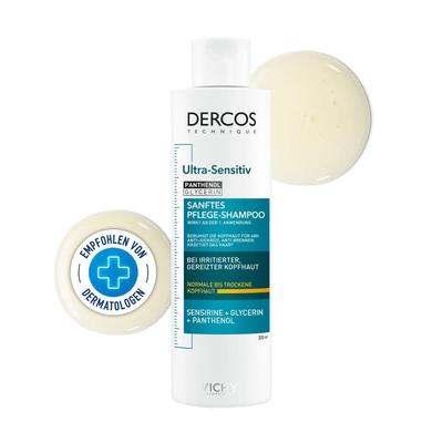 Vichy Dercos ultra-sensitiv Shampoo trock.Kopfhaut 200 ml