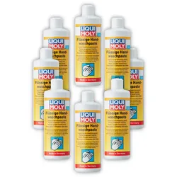 8x Flüssige Handwaschpaste LIQUI MOLY 3355 Handreiniger Reiniger Seife Liquid 500ml