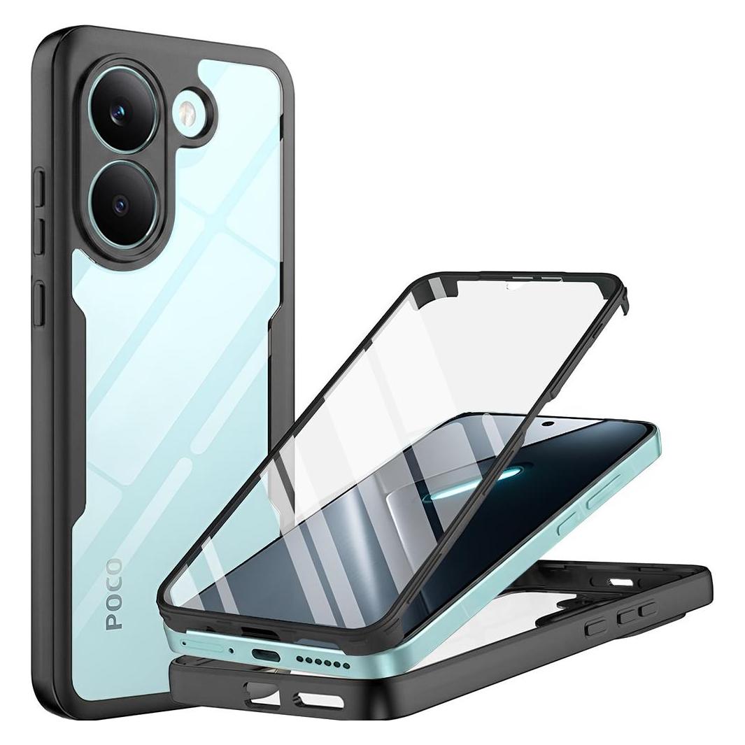 Techsuit - ColorVerse 360 Series + Screen Protector - Xiaomi Poco X8 Pro - Black (Xiaomi Poco X8 Pro) (68616311)