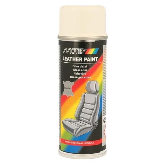 Motip laeder og vinyl maling RAL9016 200ml (04236)