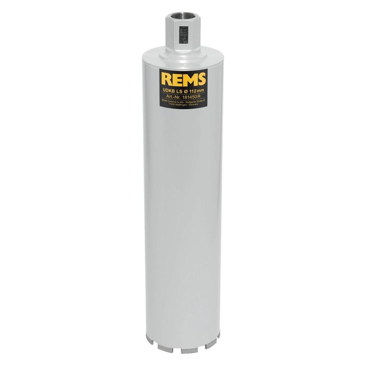 Rems *Diamant Kernbohrkrone UDKB-LS 112x420xUNC 1 1/4, 181450 (181450 R)