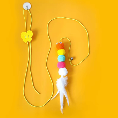 Inspire Curations JumpCatch Automatic Hanging Cat Toy With Electric YoYo Motion d