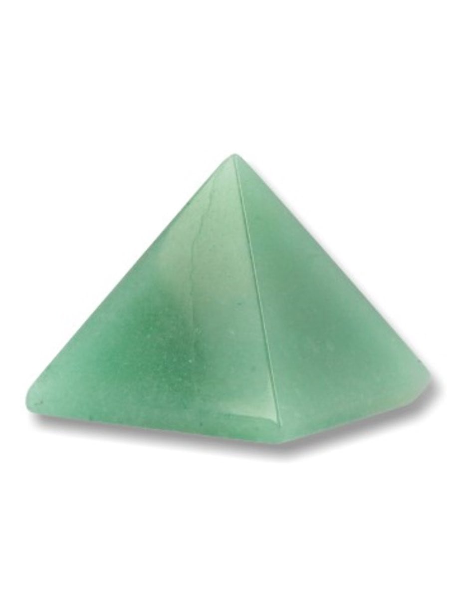 Aventurijn groene piramide edelsteen 25 mm