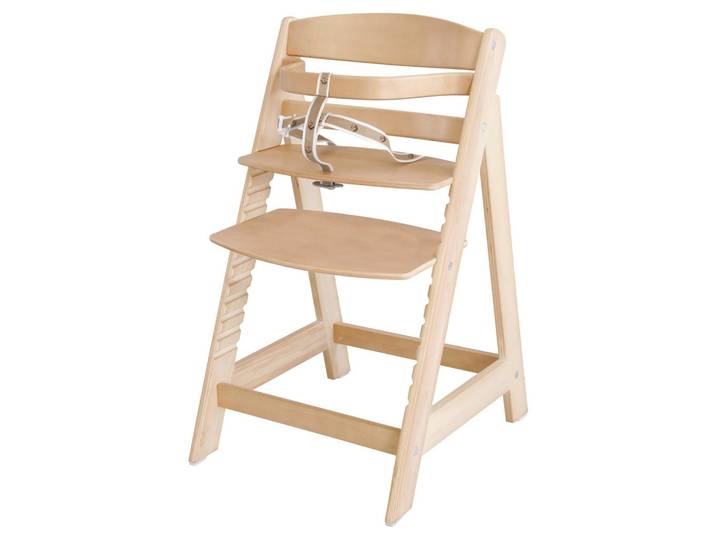 Roba Hochstuhl Sit Up III Natur, Naturfarben, Holzwerkstoff, 44.5x80x54 cm, Baby- und Kindermöbel, Babyzimmer, Hochstuhl
