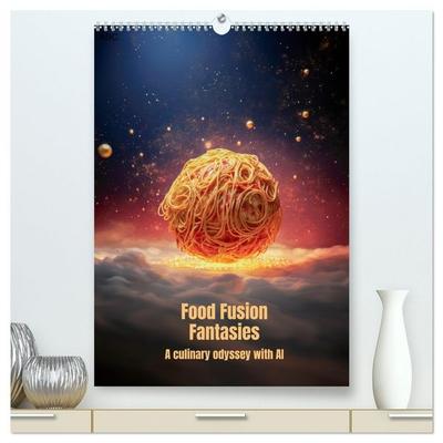 Food Fusion Fantasies (High Quality Premium Wall Calendar 2026 DIN A2 portrait),CALVENDO 12 Month Wall Calendar