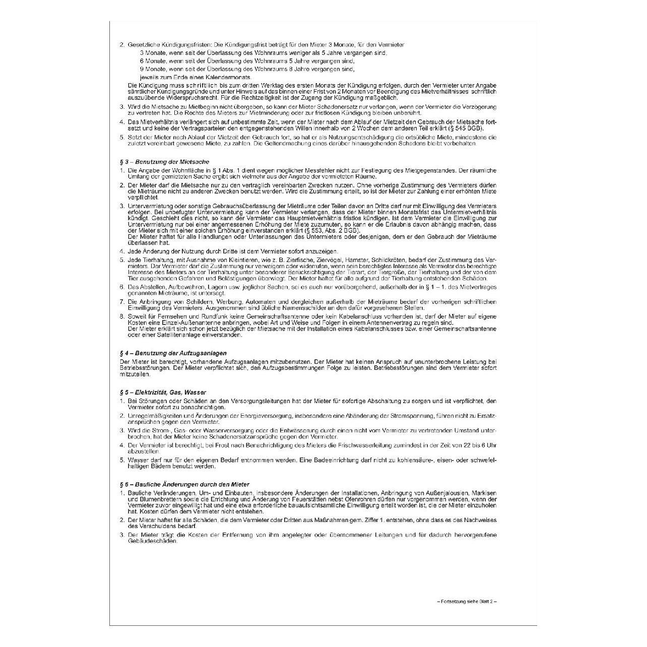 Rnk 10 RNK-Verlag 524/10 Mietverträge für Wohnungen (524/10)