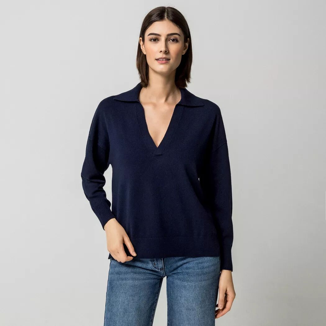 Manor Woman - Pullover, für Damen, Marine, Größe M