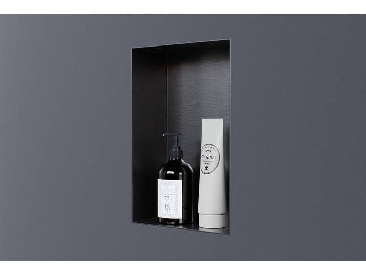 Bernstein Ablageelement NT203010X randlos, Randlose Wandeinbaunische, senkrecht und waagerecht montierbar