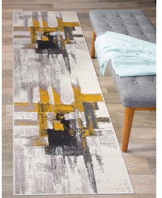World Rug Gallery Modern Abstract Art Area Rug