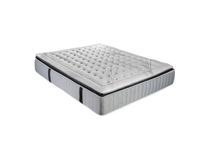 Pack Phigalie 90x190 cm Matelas Ressorts ensachés + Sommier + Accessoires