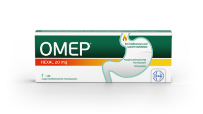 Hexal AG OMEP HEXAL 20 mg magensaftresistente Hartkapseln 7 St 10070183