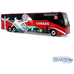 Iconic Replicas World Cup Canada National Team Prevost H3-45 Coach Bus IR-0719