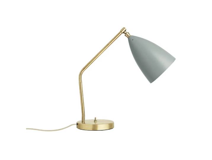 GUBI Lampe de table Grasshopper bleu gris
