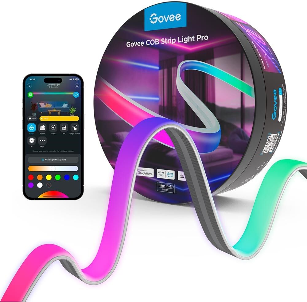 Govee COB LED-Strip: Premium Indendørs Belysning - 3m