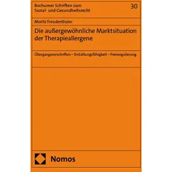 Die auergewhnliche Marktsituation der Therapieallergene, Fachbücher von Moritz Freudenthaler