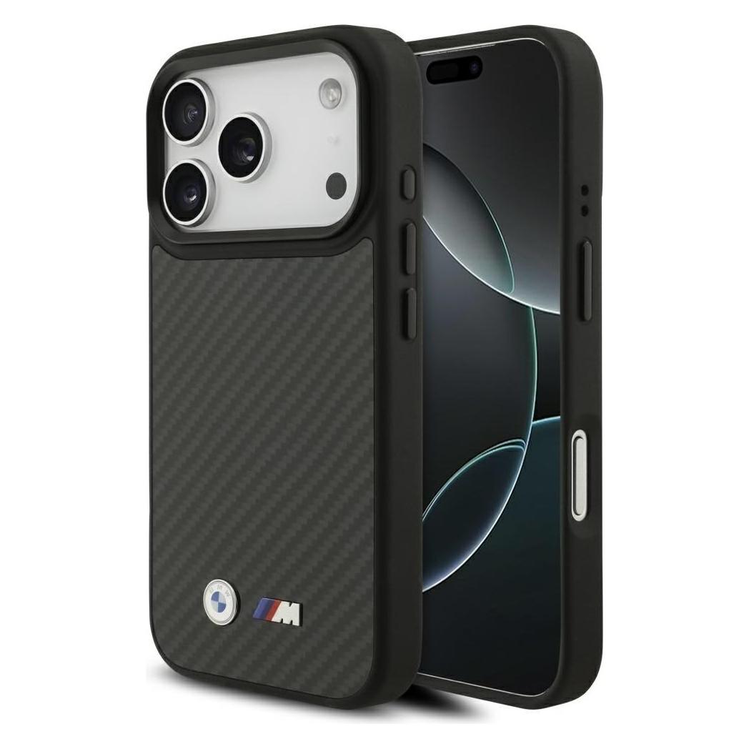 BMW M Kevlar Matt MagSafe Case for iPhone 17 Pro Black (Apple iPhone 17 Pro) (BMHMP17L24CFMMK)