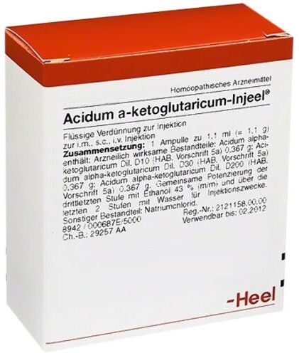 Heel Acidum Alpha-Ketoglutaricum Injeel Ampullen 10 St