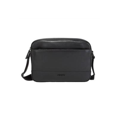 Umhängetasche JOOP "Umhängetasche Manciano Pino Shoulderbag xshz", Herren, Gr. B/H/T: 21cm x 15cm x 6cm 0, schwarz, Obermaterial: 100% Rindsleder Leather cow., Taschen Umhängetasche