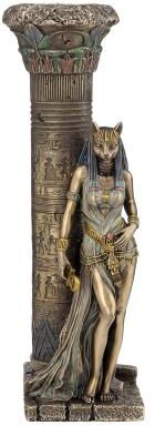 Unicorn Studio 10.83 in H Bastet Egyptian Goddess Figurine Poly Resin