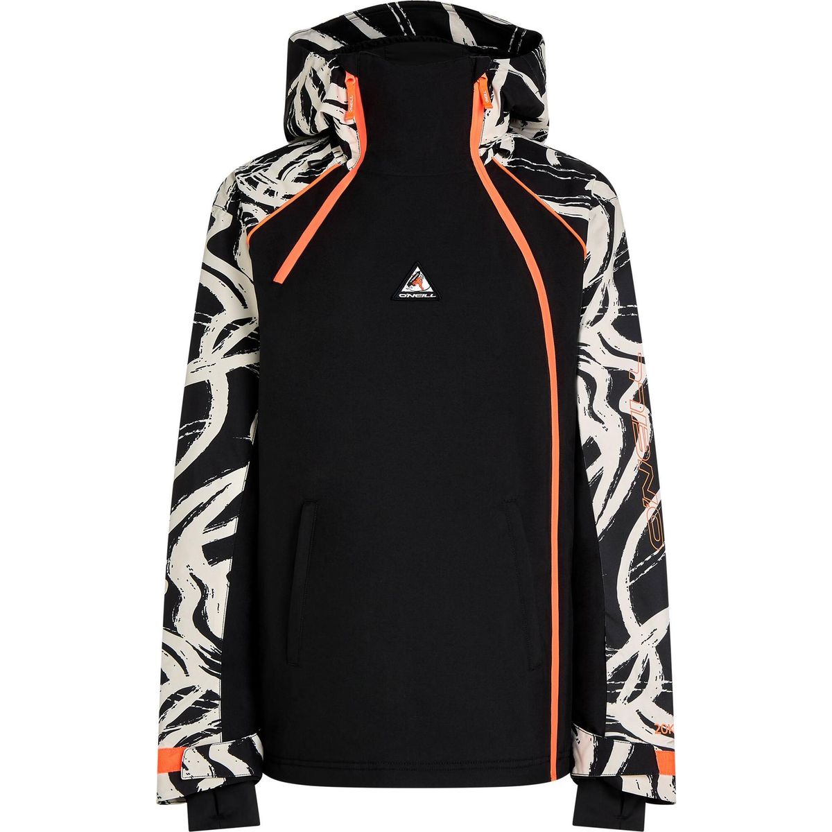 O'Neill Fwc'play Asymmetric Snow Jacket white snowtracks (31055) M 1500154-31055-M