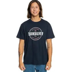 Quiksilver T-Shirt Circle Up blau - S - S