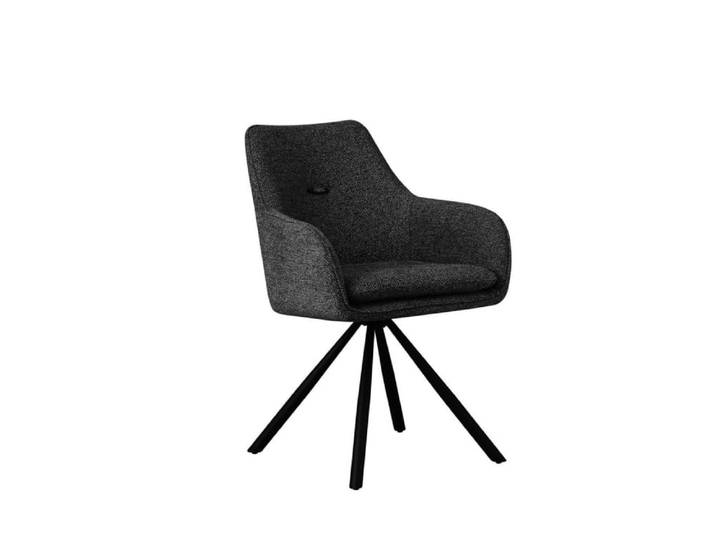Set 6 chaises pivotantes noires