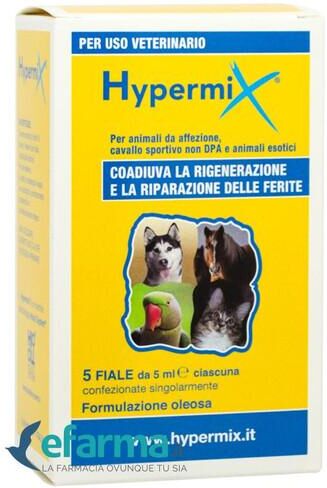 Hypermix Rimos Olio Cicatrizzante Veterinario 5 Fiale da 5 Ml