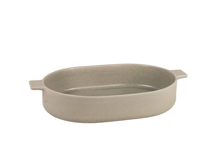 Gratin-Form aus Steinzeug, grün