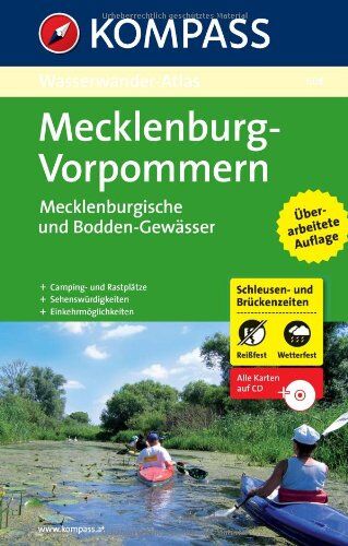 Mecklenburg - Vorpommern: KOMPASS-Wasserwanderatlas. - Preis vom 30.09.2026 09:01:18 h