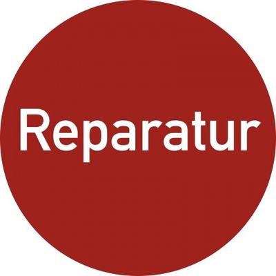 Reparatur, Folie, wiederablösbar, Ø 35 mm, 500 Stück/Rolle
