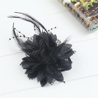 feder braut haarnadel headwear hochzeit tanz haarschmuck kopf blume handgelenk tragen blume diy kopf blume