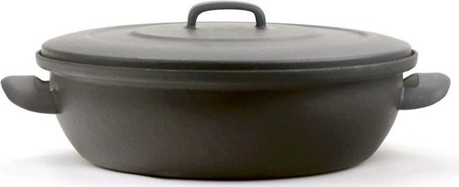 Belis Emaille pan met deksel, 28 cm