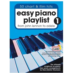 Easy Piano Playlist vol.1 (+Download Card): for easy piano (with lyrics and chords), Fachbücher von Hans-Günter,