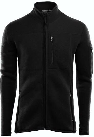 Aclima FleeceWool Jacket Mens, Jet Black