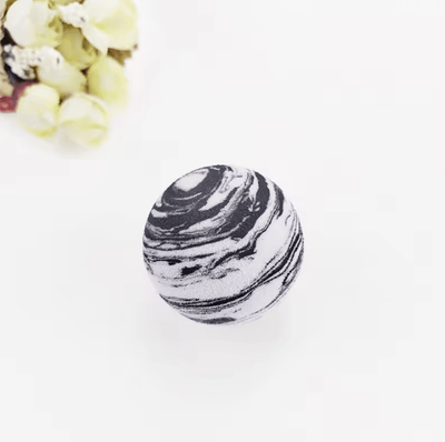 Inspire Curations GalaxyBounce EVA Planet Texture Cat Toy Ball black