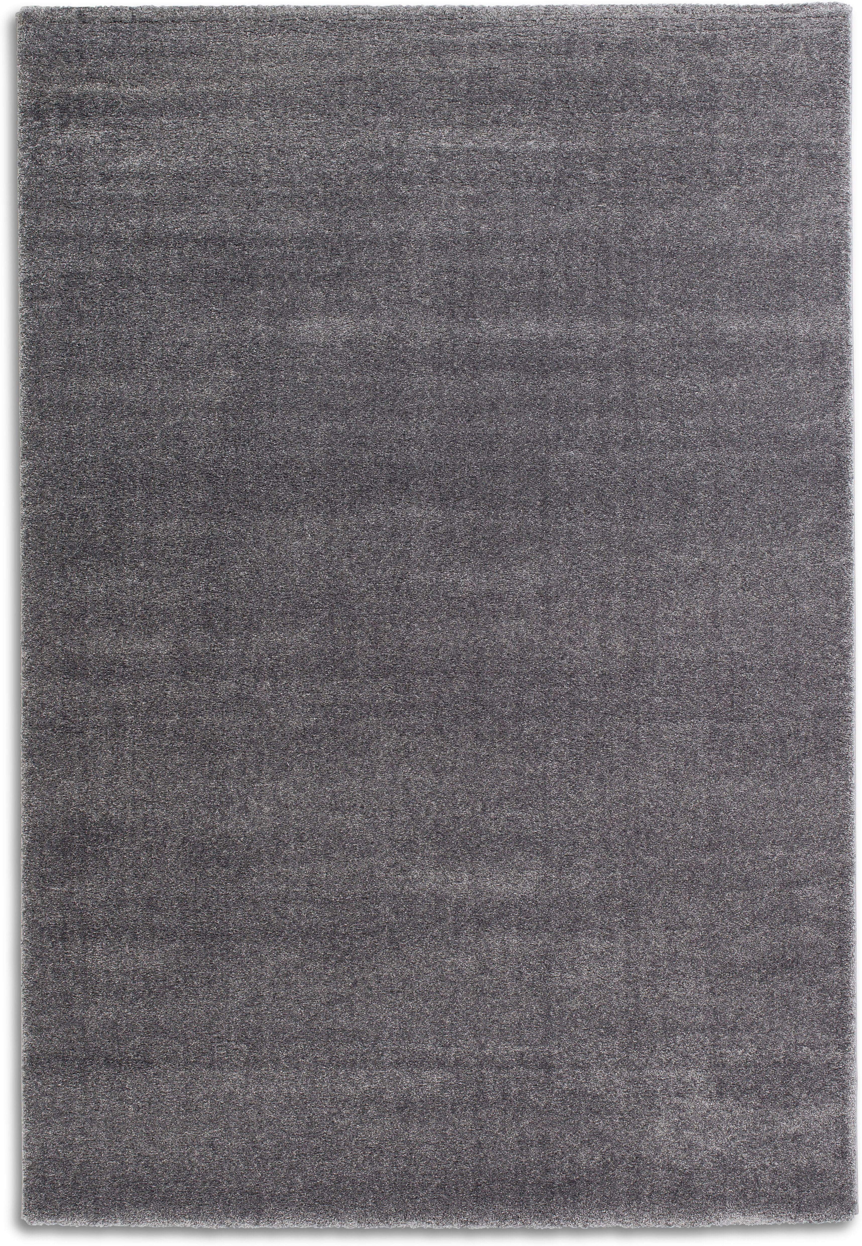 Teppich "Joy" Gr. 1, grau, B:67cm H:22mm L:130cm, Kunstfaser, SCHÖNER WOHNEN-KOLLEKTION, Teppiche, Teppich, Wohnzimmer grau B : 67cm 1 Stk., 22mm, L: 130cm