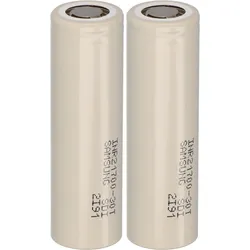 2x Samsung INR21700-30T 3,6V 3000mAh 35A Li-Ion-Akku