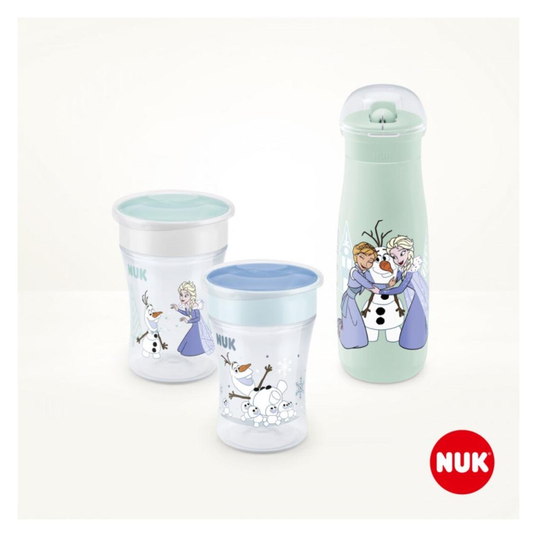 NUK Mini Magic 360 Babybecher mit Deckel Frozen Elsa 230 ml (230 ml) (59122804)