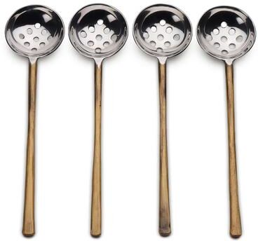 INOX ARTISANS Medicki Olive Spoon 4 Pc. Set