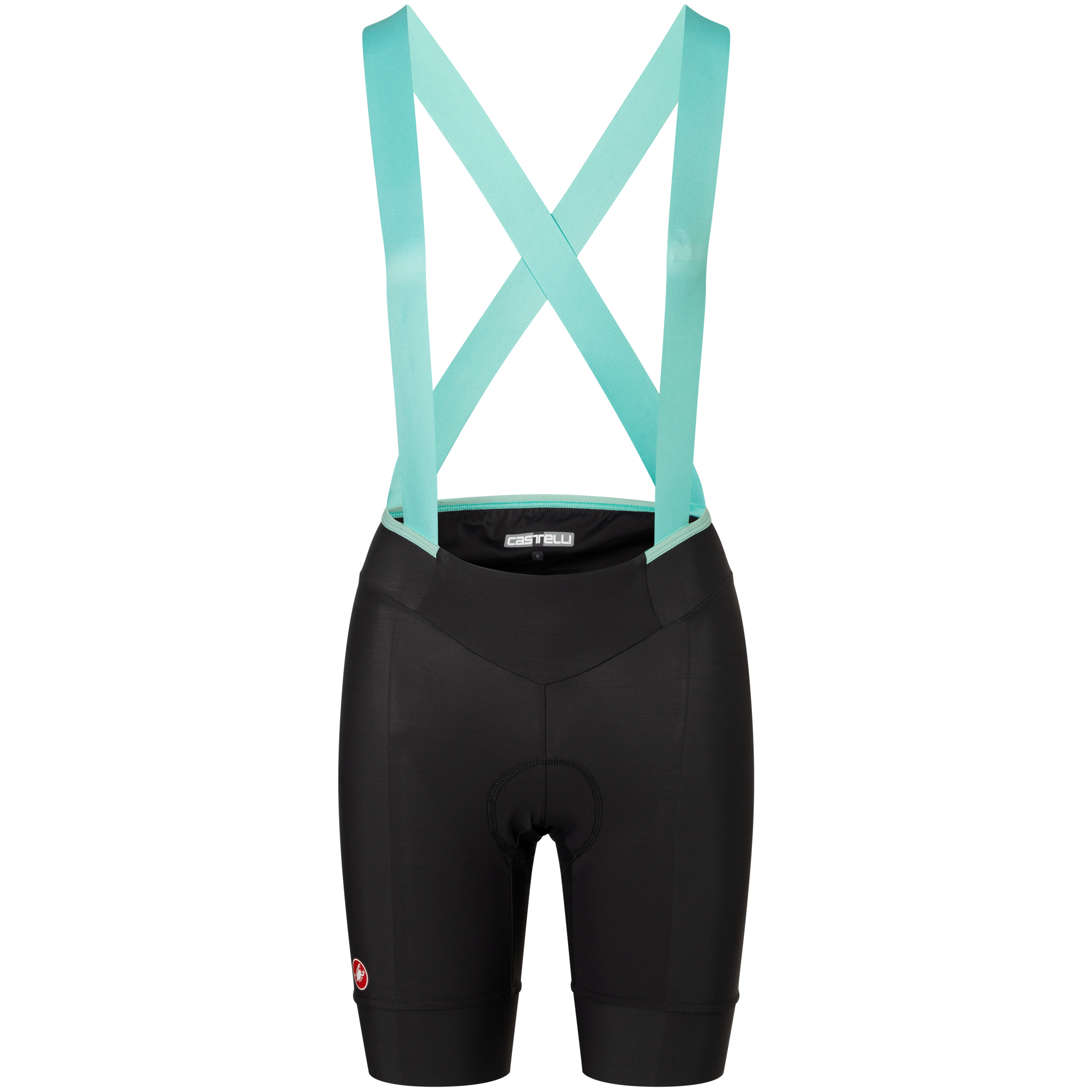 Castelli Prima 2 DT Bib kurz Damen Fahrradhose grau Größe S Rennrad Elastisch
