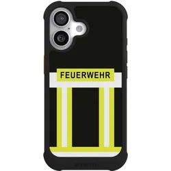 Nivocase Hülle für Apple iPhone 17 Stossfeste Handyhülle NIVOmax Case Schwarz Beruf Feuerwehr Feuerwehrmann (Apple iPhone 17), Smartphone Hülle, Schwarz